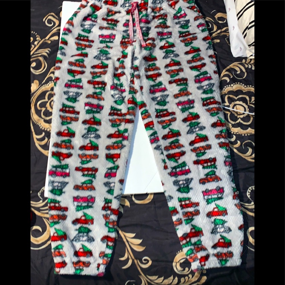 Fuzzy sleep shams pants